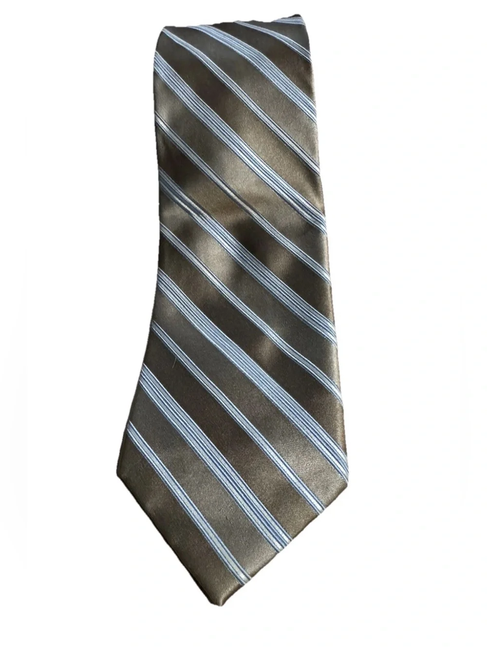 MSRP $55 Club Room Men's‎ Classic Stripe Tie Brown